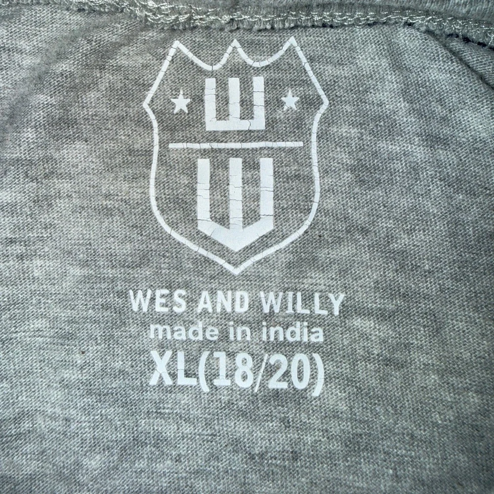 Wes‎ and Willy Illinois Fighting Illini Kids XL 18/20 Hooded Raglan Shirt BWLST